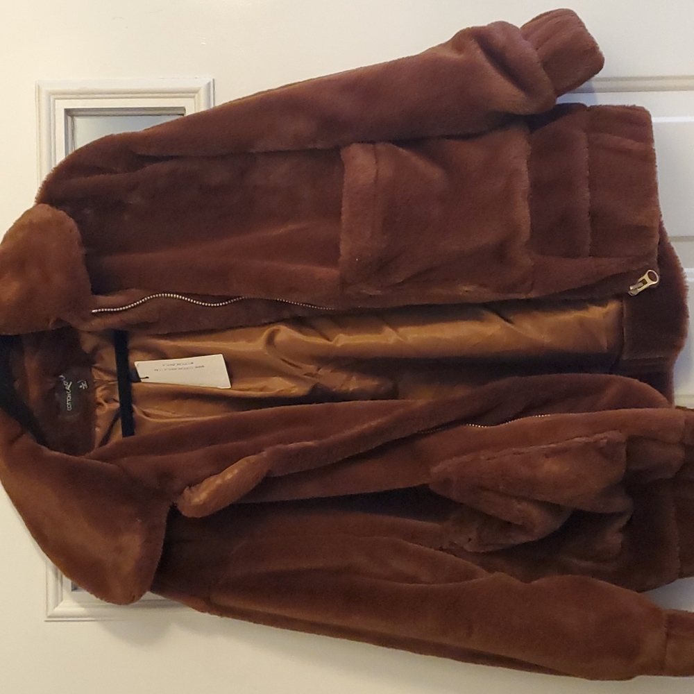 Teady bear zipper jacket